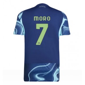 Fotbalové Dres Ajax Raul Moro #7 Venkovní Oblečení 2025-26 Krátký Rukáv